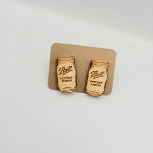 Mason Jar Studs